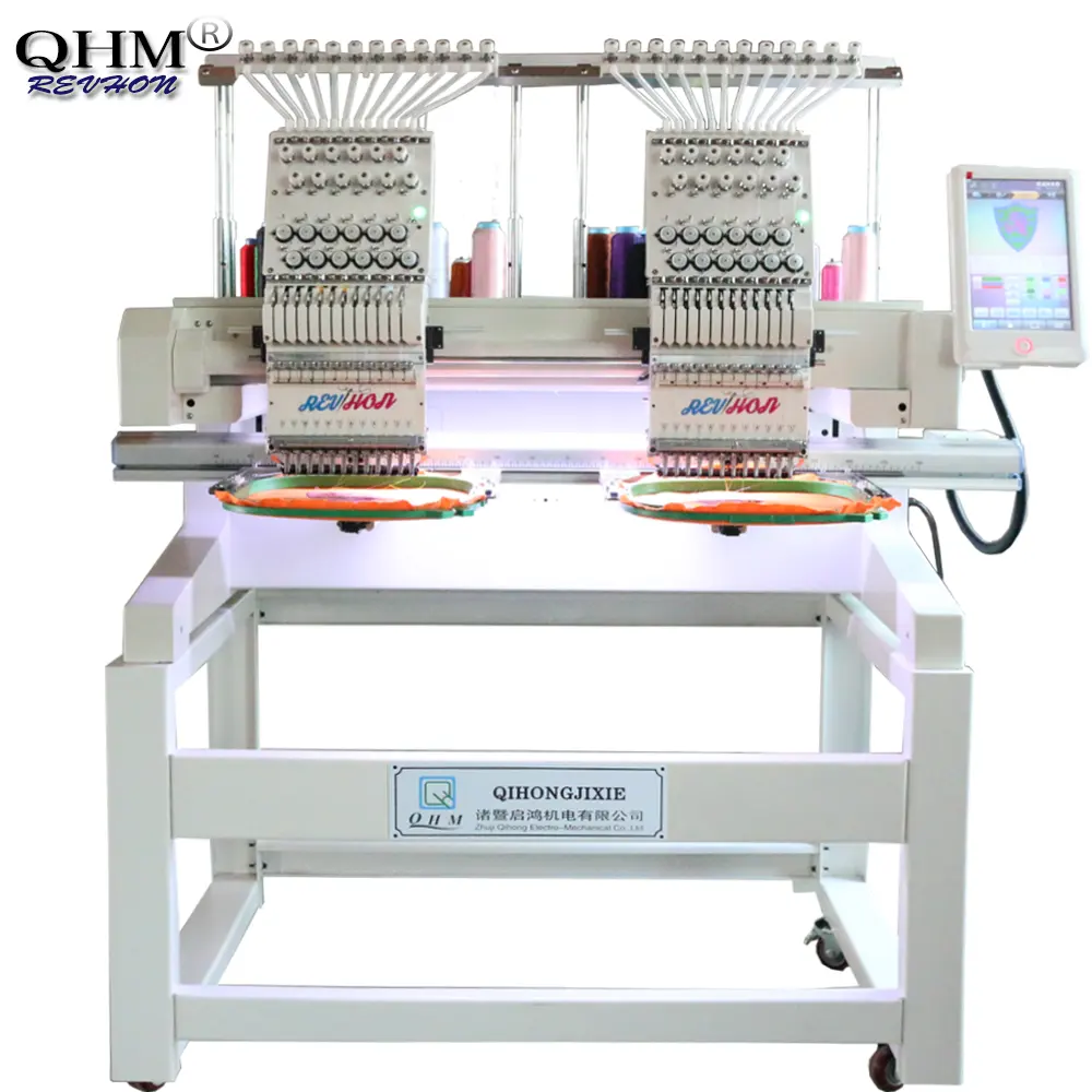 2021 new design 2 Head China Factory Feiya Embroidery Machine Price Made In China double heads