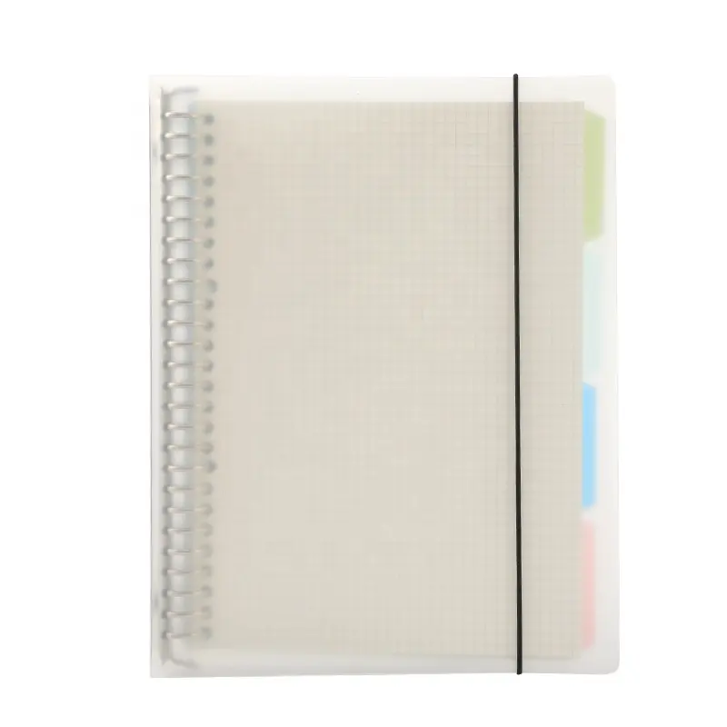Transparante Loose Leaf Binder Notebook Inner Core Cover Note Book Journal Planner Kantoorbenodigdheden Supplies