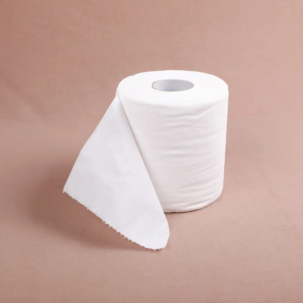 Rouleau de papier toilette en pâte de bois vierge, 10.4x10.5 cm, 1 pièce, papier toilette blanc, personnel, meilleure vente