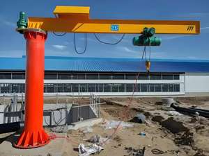 رافعة ذراعية/كابولية مثبتة على الحائط من لونج سورس بسعة 0.5-10 طن وارتفاع رفع 20 متر لتطبيقات ورش العمل والمصانع - Product Image 3