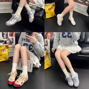 Zapatos Plateados <span class=keywords><strong>GAT</strong></span> para Mujer 2026, Todas las Temporadas, Nuevos, con Aumento de Altura, Zhejiang Wenzhou, Ligeros, Duraderos, de Cuero Genuino, Suela Suave - Product Image 4