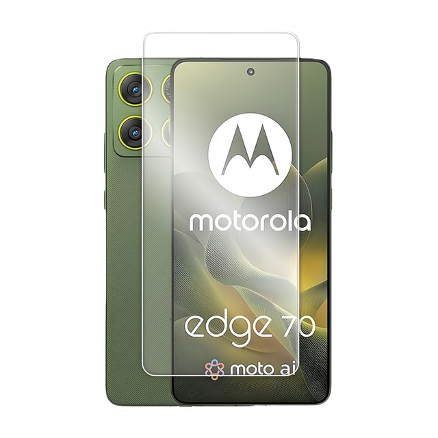 HD Clear and Privacy Tempered Glass Screen Protector High-Aluminum Electroplated for Moto Edge 70 Motorola X70 Air