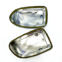 Couvre-miroir de porte chromé 3M (2 pièces) pour GMC Yukon 2001-2006, coque autocollante, sans perçage ni vis, installation antirouille
