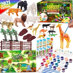 Venta caliente DIY juguete educativo al por mayor niños <span class=keywords><strong>Animal</strong></span> <span class=keywords><strong>salvaje</strong></span> artesanía arte <span class=keywords><strong>dibujo</strong></span> pintura conjunto - Product Image 4