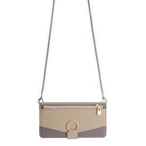 Étui de téléphone portefeuille en cuir de luxe avec support rabattable, cordon réglable, fermeture éclair et emplacements pour cartes pour <span class=keywords><strong>iPhone</strong></span> 17 Air, style professionnel, coque arrière - Product Image 2