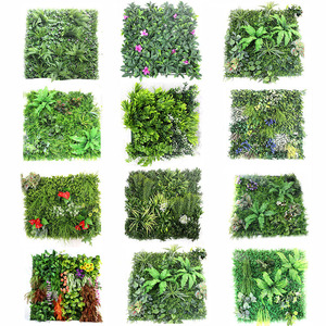 <span class=keywords><strong>Vendita</strong></span> 100 centimetri Soggiorno Paesaggio Decor Vertical Garden Modulo Artificiale <span class=keywords><strong>Piante</strong></span> di Plastica Verde Artificiale Pannelli di Parete - Product Image 4