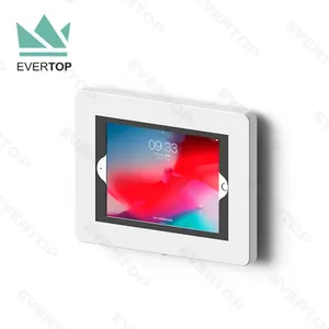 LSW01-C kilitlenebilir Metal duvar montaj Tablet cihazı tutucu kılıf, Android Anti hırsızlık Tablet cihaz tutucu kılıf yüzey Tab