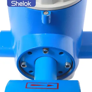 Shelok Dn200 Acid Flowmeter Magnetic Liquid Micro I2c Rs485 Out Put Electromagnetic Flow Meter