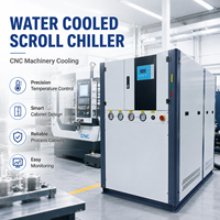 Unité de refroidissement industrielle à compresseur scroll refroidi par eau de 125 CV pour usage en usine de fabrication