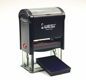 Tampon Encreur Automatique en Plastique Wes Gift S-2441 pour Enseignants et Usage de Bureau, Livré dans une Boîte de Rangement - Product Image 1