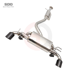 Sistema di Scarico Catback Valvetronic SDO per <span class=keywords><strong>Toyota</strong></span> GR <span class=keywords><strong>YARiS</strong></span> 1.6T 2023, Acciaio Inox Lucidato a Specchio, Spessore 1.5mm, Montaggio a Bullone - Product Image 2