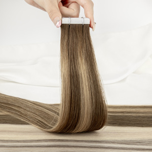 Ekstensi Rambut Remy <span class=keywords><strong>Tape</strong></span> Rusia Double Drawn Remy <span class=keywords><strong>Tape</strong></span> <span class=keywords><strong>Hair</strong></span> - Product Image 4