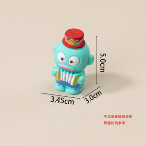 Figuras de Resina Temáticas de Circo y Parque de Atracciones, Adornos Coleccionables de Dibujos Animados, Llaveros DIY, Accesorios para Bolsas Sorpresa, Decoración de Escritorio - Product Image 4