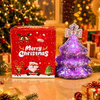 Jouet à presser en forme d'arbre de Noël coloré, jouet anti-stress à récupération lente, jouet souple et moelleux, cadeau de Noël pour enfants et adultes