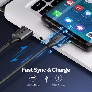<span class=keywords><strong>Cable</strong></span> <span class=keywords><strong>USB</strong></span> Tipo C UGREEN de <span class=keywords><strong>Carga</strong></span> Rápida, <span class=keywords><strong>Cable</strong></span> <span class=keywords><strong>USB</strong></span> 2.0 de 3A, <span class=keywords><strong>Cable</strong></span> de <span class=keywords><strong>Carga</strong></span> de Alta Calidad <span class=keywords><strong>USB</strong></span>-A a <span class=keywords><strong>USB</strong></span>-C, <span class=keywords><strong>Carga</strong></span> Segura y Estable - Product Image 5