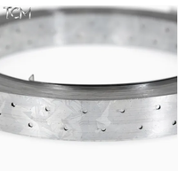 Bande de fer perforée de 29 mm x 0,8 mm pour support de tuyaux, chemin de câbles et connexion de charpente en bois