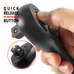 Oem 1/4 ", 3/8", 1/2 "Aandrijfratel 40cr Verchroomde Stalen Sleutel Snelsluiting Omkeerbare Ratel 72-Tand Ratel Sleutel Gereedschapsset - Product Image 2