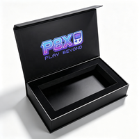 Boîte cadeau magnétique personnalisée de luxe avec logo dégradé et insert ajusté pour l'emballage d'accessoires de console de jeux vidéo