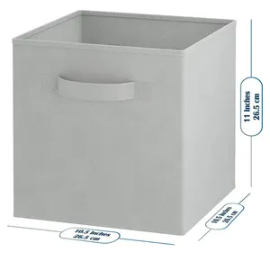 Bán Buôn Ráp Sinh Thái Không Dệt Vải Quần Áo Thùng Cube Lưu Trữ Organizer Tủ Quần Áo Hộp - Product Image 4