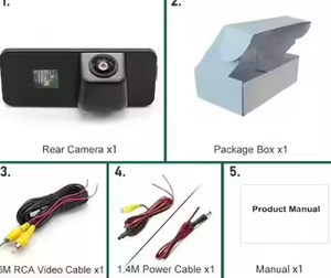 Caméra de recul pour voiture, installation facile, étanche, vision nocturne, grand angle, stationnement en marche arrière pour VW Magotan - Product Image 6