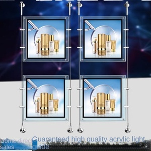 Espositore Informativo a LED in Alluminio Nero Impermeabile da Parete per Agenzie Immobiliari - Product Image 3