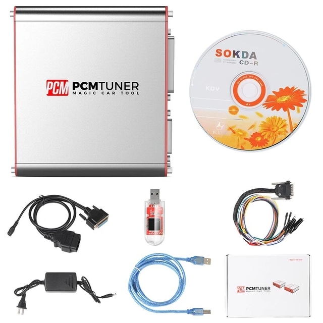 No Registration  PCMflash 1.2.0 PCM ECU TCU Programmer PCMtuner with 67 in 1 Offline Dongle OBD Bench BOOT ECM Programming Tool