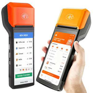 Terminal POS Genggam R330 Plus <span class=keywords><strong>Android</strong></span> 14.0 4G NFC+Pembayaran Kode <span class=keywords><strong>QR</strong></span> dengan Printer 58mm - Product Image 1