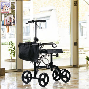 Fauteuil roulant RAFU RF5080A 8 roulettes en plastique/8 pneus en caoutchoucAccoudoir fixe LegrestWith Seat Belt - Product Image 2