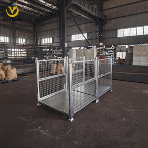 מדף משטחים נסטאיינר מפלדה Q235 מצופה אבקה, מותאם אישית של Easylink, עמיד בפני רעידות, ניתן לפירוק וניתן לערום. - Product Image 4