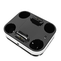 NOUVEAU Station d'accueil de chargement pour lumière LED RVB Communication filaire Accessoires de jeu Support de rangement pour manette PS5