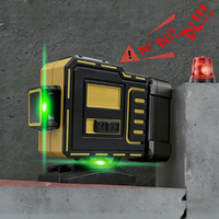 Niveau laser de haute qualité, 16 lignes, niveau laser vert rotatif 4D étanche, prix d'usine