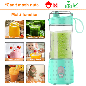 Mini mixeur portable rechargeable USB 380 ml pour fruits et légumes, usage domestique et extérieur, vente en gros - Product Image 2