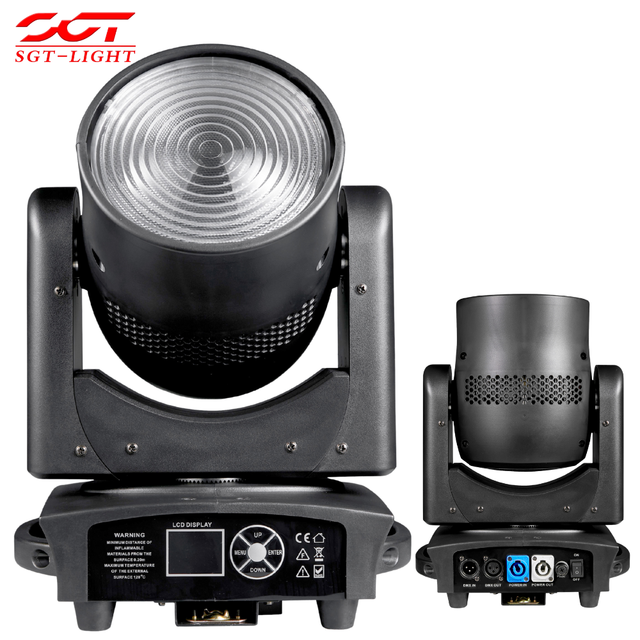 200W COB Cold Warm White LED Wash Moving Head Blinder Light DMX512 Control Strobe Function for Stage Lighting