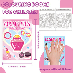 สมุดระบายสีสำหรับผู้ใหญ่เด็กผู้หญิงนักเรียนผู้หญิงกิจกรรมเครื่องสำอางสมุดระบายสีเพื่อวาดภาพ - Product Image 6