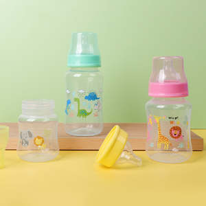 Biberon Mewsun pour bébé, personnalisé, <span class=keywords><strong>incassable</strong></span>, en PP, avec 3 tétines de rechange, facile à nettoyer, sans BPA, en silicone, pour bébés de 0 à 12 mois - Product Image 5