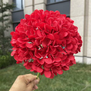 Cheap Wholesale <strong>Artificial</strong> <strong>Hydrangea</strong> Single <strong>Hydrangea</strong> for Wedding and Home Decoration - Product Image 5