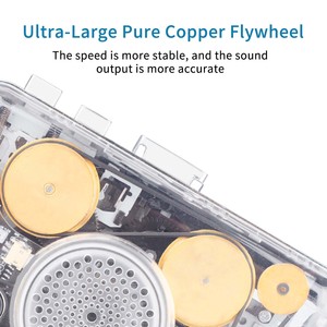 New Arrival tùy chỉnh trong suốt Hifi walkman-xách tay Cassette Player với USB MP3 chuyển đổi & Stereo âm thanh mẫu thứ tự - Product Image 5