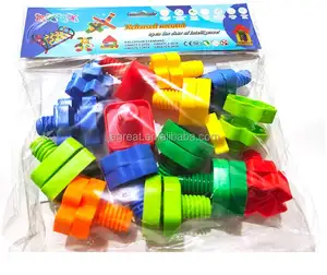 Jumbo Nuts and Bolts toy Set for kids Building Construction Fine Motor Skills Occupational Therapy Tools