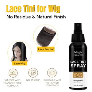 Pizzo tinta Spray 100Ml <span class=keywords><strong>3</strong></span> colori Private Label per parrucca in pizzo Esay da usare e non appiccicoso pizzo tinta Spray parrucca Spray - Product Image 5