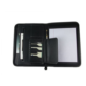 <span class=keywords><strong>Porte</strong></span>-documents en cuir de <span class=keywords><strong>luxe</strong></span> pour hommes d'affaires <span class=keywords><strong>porte</strong></span>-documents en Pu portefeuille avec logo en relief personnalisé <span class=keywords><strong>porte</strong></span>-documents <span class=keywords><strong>sac</strong></span> avec cahier - Product Image 3