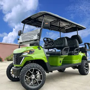 CE Approved China Made Electric Golf Cart Battery Powered 6 Seater Golf Carts Electric