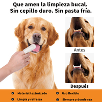 Lingettes jetables pour le nettoyage des dents des chiens, lingettes dentaires en forme de doigt pour chats, soins d'hygiène buccale, déodorant doux, éliminateur de plaque dentaire