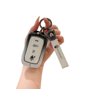 Funda <span class=keywords><strong>de</strong></span> Silicona y Aleación <span class=keywords><strong>de</strong></span> Zinc para Llaves <span class=keywords><strong>de</strong></span> Coche Maserati Levante Ghibli Levante Quattroporte, Anillo para Llaves, Llavero, Bolsa - Product Image 1