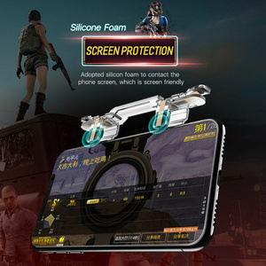 Controle de jogos para celular pubg, controlador de jogos de dispositivos móveis com gatilho, botão <span class=keywords><strong>l1</strong></span> <span class=keywords><strong>r1</strong></span>, alça para pubg/regras de sobrevivência/facas - Product Image 3