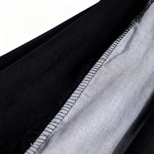 Magnifique robe Abaya décontractée et moderne en mousseline imprimée avec strass thermocollants pour femmes musulmanes - Product Image 2