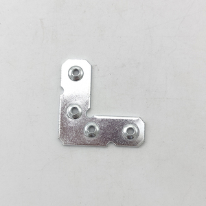 Connecteur d'angle droit à 90 degrés en alliage d'aluminium pour cadre en verre, quincaillerie de porte d'armoire - Product Image 3
