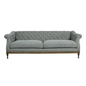 SHAYNE-expositor de alta calidad para sofás de marcas famosas, mueble tapizado en color <span class=keywords><strong>gris</strong></span>, conjunto moderno de 2 sofás - Product Image 2