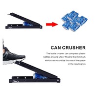 Prix d'usine Chine IPIEN – Compacteur de canettes à pédale en métal écologique, modèle YPCANF, pour le recyclage domestique