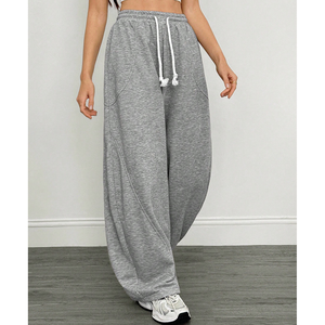 กางเกงลำลองขากว้างของผู้หญิงที่มีสไตล์และเก๋ไก๋ - Product Image 4