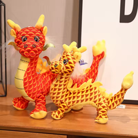Peluche rembourrée du fabricant nouvellement conçu style chinois doux dragon peluche rempli anime jouets en peluche cadeau pour enfants